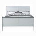 Light Gray Full Sleigh Bed