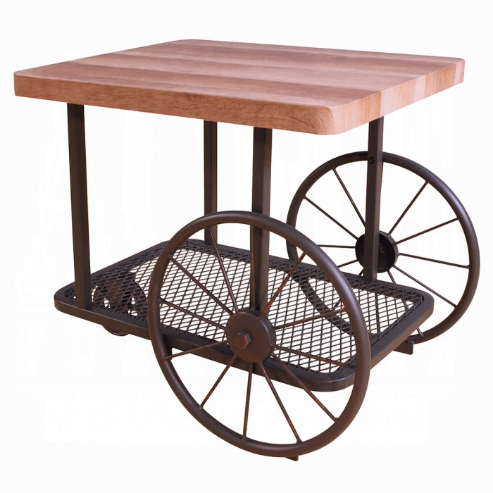 Francie Industrial Style Coffee & End Table Set