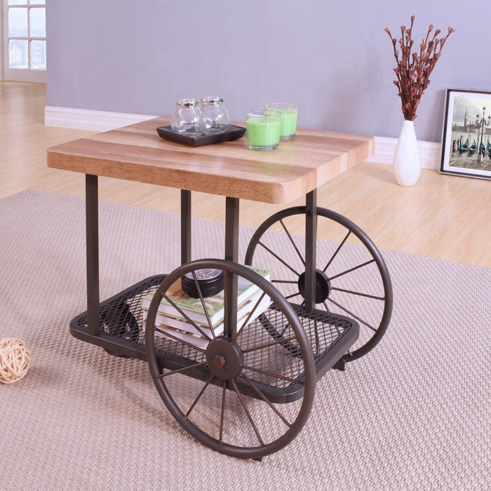 Francie Industrial Style Coffee & End Table Set