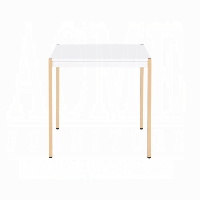 White & Gold Coffee & End Table Set