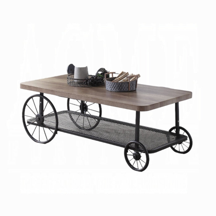 Francie Industrial Style Coffee & End Table Set