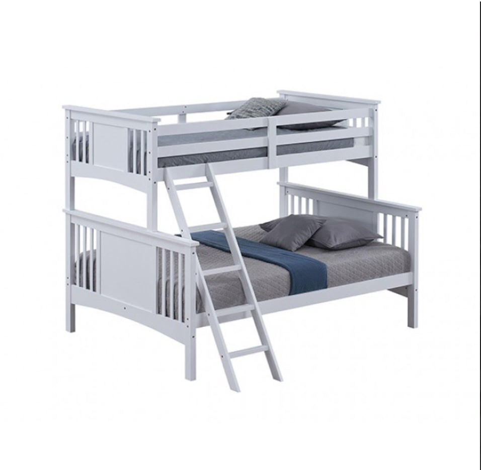 Spring Creek White Twin/Full Bunk Bed