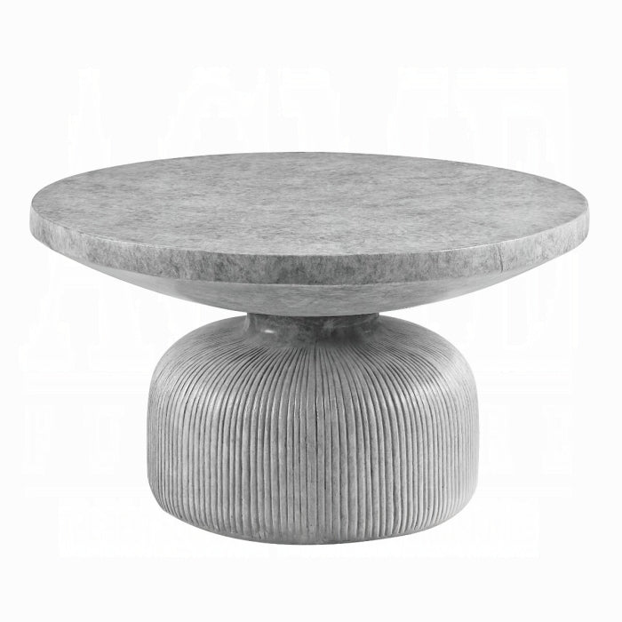 Nature-Inspired Laddie Cement Coffee & End Table
