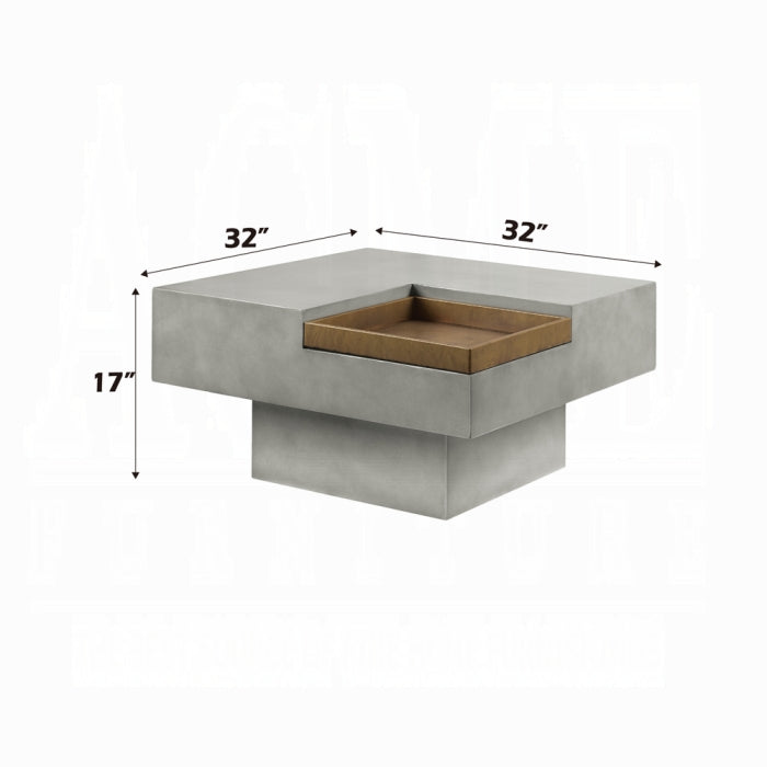 Nature-Inspired Kailano Cement Coffee Table