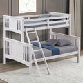 Spring Creek White Twin/Full Bunk Bed