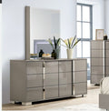 Light Taupe Dresser with Mirror
