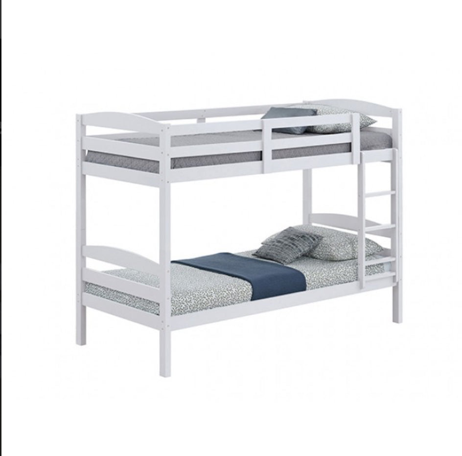 Finsbury Twin/Twin White Bunk Bed