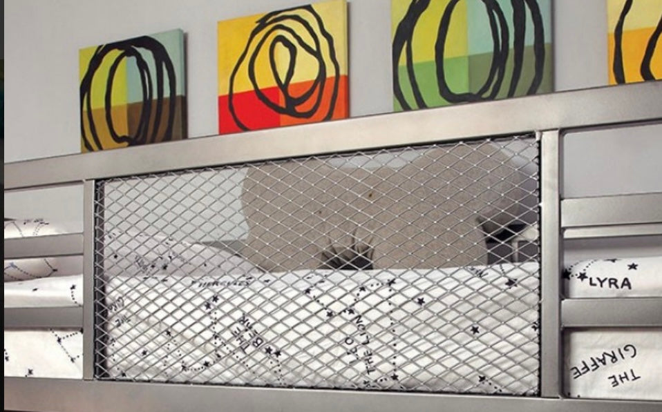 Ballare L-Shaped Triple Twin Metal Bunk Bed