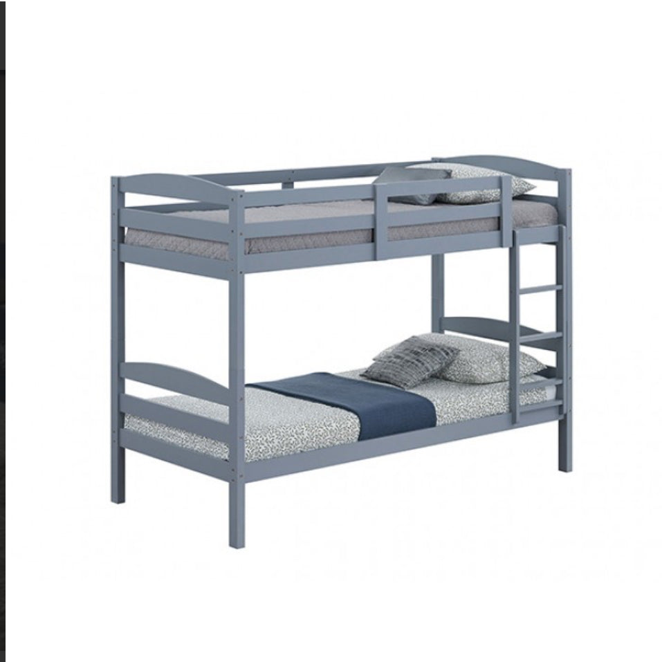 Finsbury Twin/Twin Gray Bunk Bed