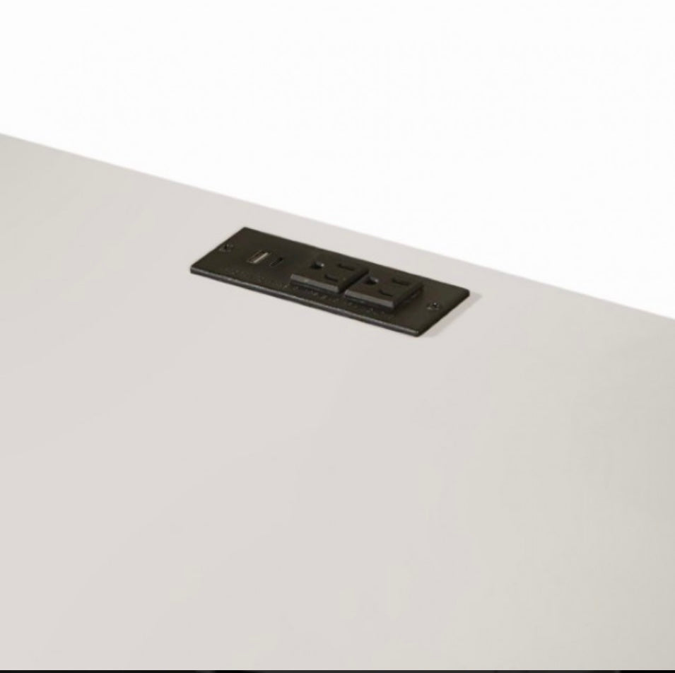 Median Twin/Twin Loft Bed w/USB Ports