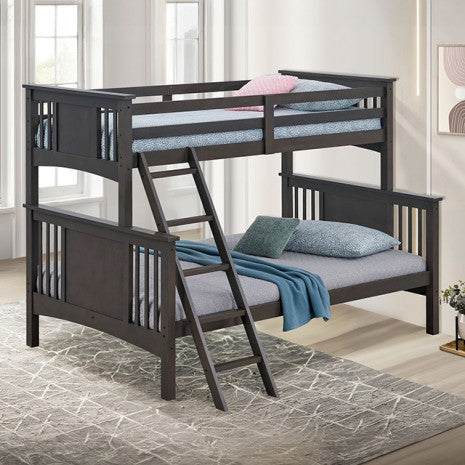 Spring Creek Gray Twin/Full Bunk Bed