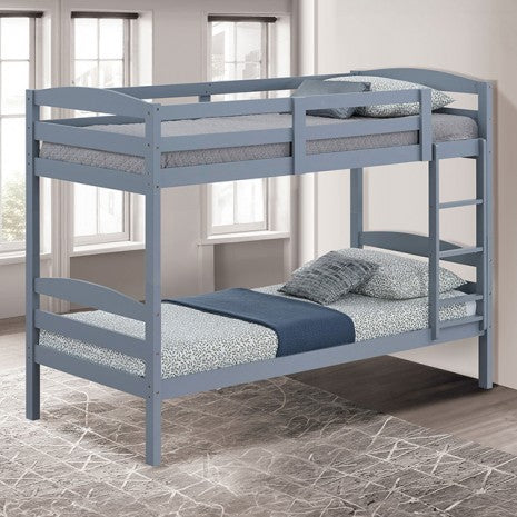 Finsbury Twin/Twin Gray Bunk Bed