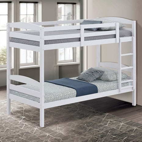 Finsbury Twin/Twin White Bunk Bed
