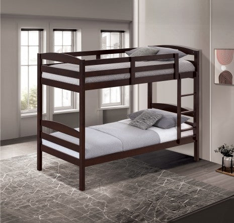 Finsbury Twin/Twin Bunk Bed Espresso