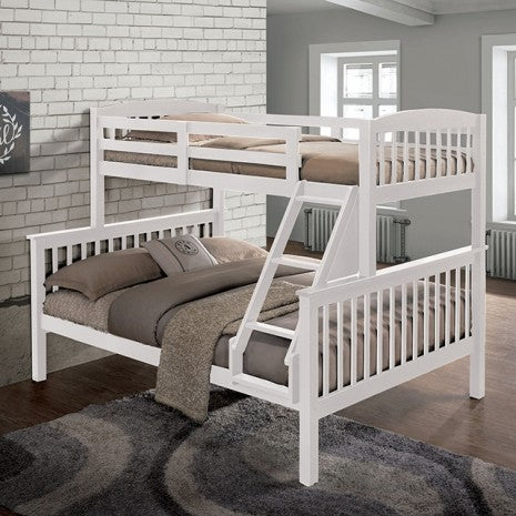 Brooklyn Twin/Full Bunk Bed Gray