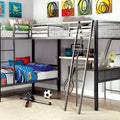 Ballare L-Shaped Triple Twin Metal Bunk Bed