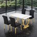 Holsteborough 5Pc 60” Dining Table Set