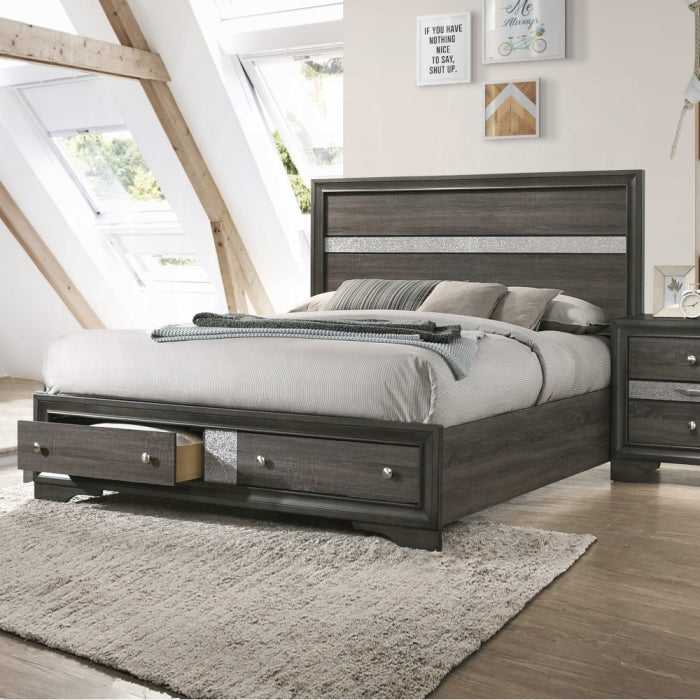 Naima King Queen Bed W/Storage
