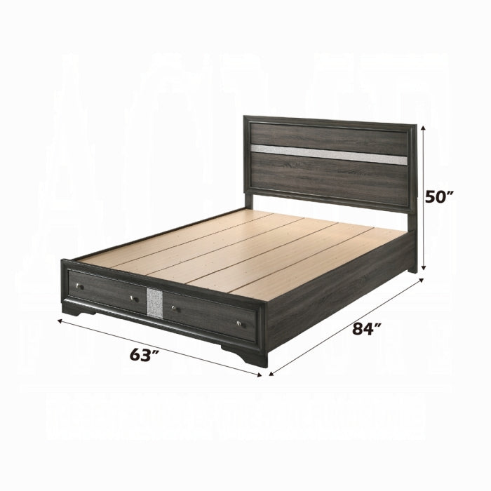 Naima King Queen Bed W/Storage