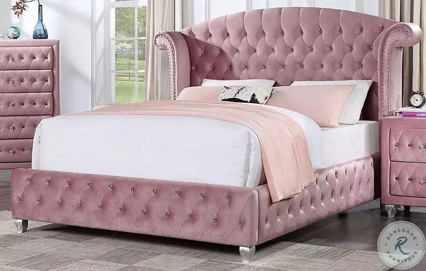 ZOHAR E.King Bed, Pink!!!