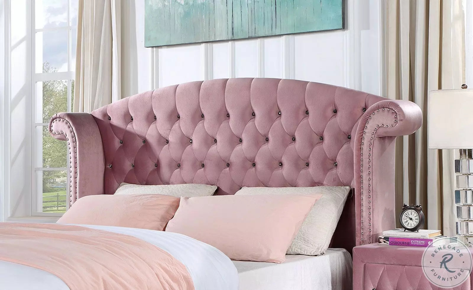 ZOHAR E.King Bed, Pink!!!